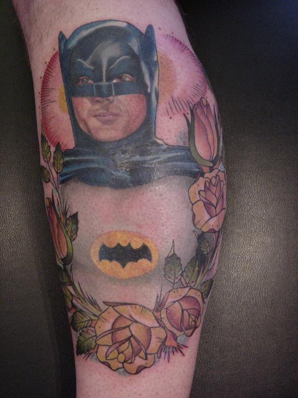 cartoon tattoos , batman